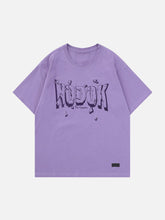 T-Shirt mit aufgesticktem Buchstaben