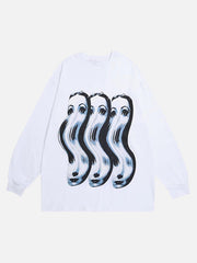 Spoof Portrait Crew Neck Sweatshirt