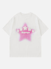 Star Alphabet Print Tee