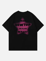 Star Alphabet Print Tee