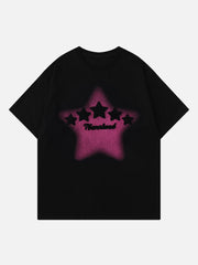 Star Alphabet Print Tee