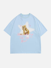 Star Cat Print Tee
