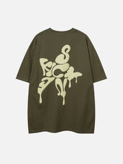 T-shirt imprimé en mousse étoilée