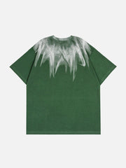 T-shirt imprimé étoile à l'encre