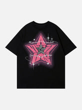 Star Print Butterfly Shadow Tee