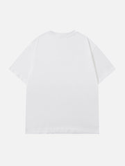 Star Print Chain Decoration Tee