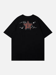 Star Shadow Chain Printing Tee