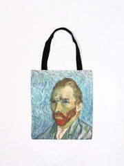 Sac en toile avec peinture à l'huile ciel étoilé