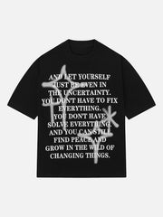 T-shirt street hip-hop graffiti lettrage