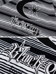 Stripe Embroidery Polo Tee