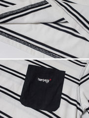 Striped Patch Pocket Tee