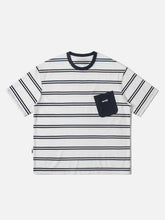 Striped Patch Pocket Tee