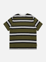 T-shirt en coton à rayures