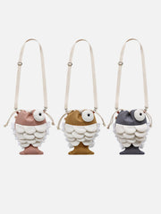 Dumme Fisch 3D Augenschuppen Tasche