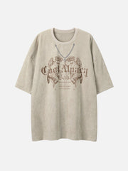 T-shirt imprimé ange en daim