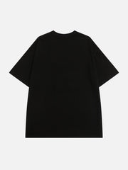 T-shirt étoile brodé à pompons