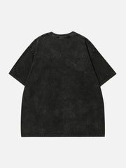 Teddy Bear Print Gradient Tee