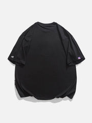 T-Shirt mit Erd-Print