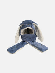 Three In One Big Ear Warmth Gloves Scarf Hat