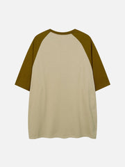 Three-dimensional Embroidery Letter Print Tee