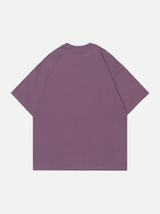 Tie Dye Abstraction Print Tee