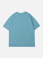Tie Dye Rabbit Print Tee