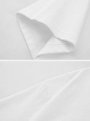 T-shirt imprimé lettres tie-dye