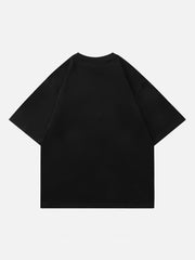 Towel Embroidery Flower Tee