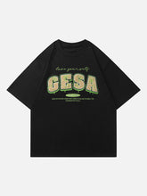 Towel Embroidery Flower Tee