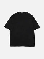 T-shirt imprimé lapin brodé avec serviette