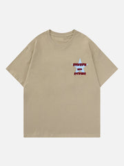 Handtuch-Stickerei-Stern-Quasten-T-Shirt