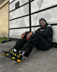 Trendy Personalized Flared Jeans - 1721