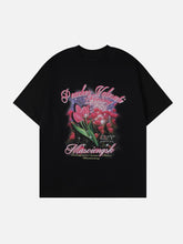 T-shirt imprimé tulipe