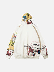 Two-dimensional Graffiti Hoodie
