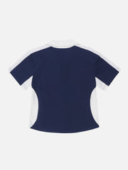 UNBDNS T-Shirt mit Buchstaben-Patchwork