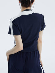 UNBDNS T-Shirt mit Buchstaben-Patchwork