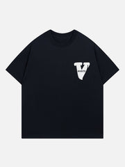 V Graphic Print Tee