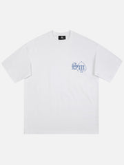 Valentine's Day Limited 2 Letter Graffiti Poker T-shirt - 1946