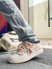 Versatile Rose Stamp Print Board Casual Shoes - 1615