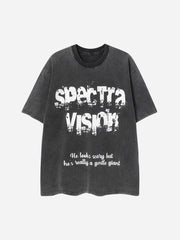 T-Shirt mit Vintage-Porträt im Alter