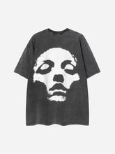 T-Shirt mit Vintage-Porträt im Alter