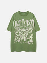 T-shirt imprimé papillon vintage