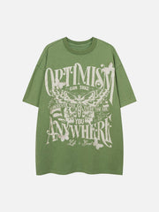Vintage Butterfly Print Tee