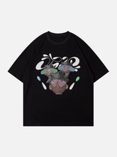 T-Shirt mit Vintage-Cartoon-Print