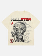 T-shirt vintage délavé et vieilli, motif dialyse corporelle, poids lourd