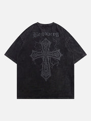 Vintage Do Old Printed Short T-shirt