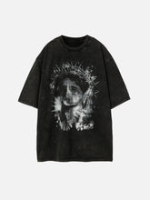 T-Shirt mit Vintage-Jesus-Print