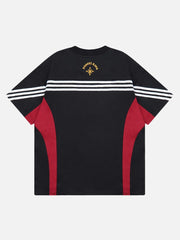 T-shirt brodé lettre vintage - 1584