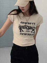 T-shirt vintage slim fit