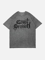 T-shirt délavé vintage